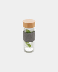 Borraccia doppia parete vetro Impact 360ml da personalizzare - Trasparente