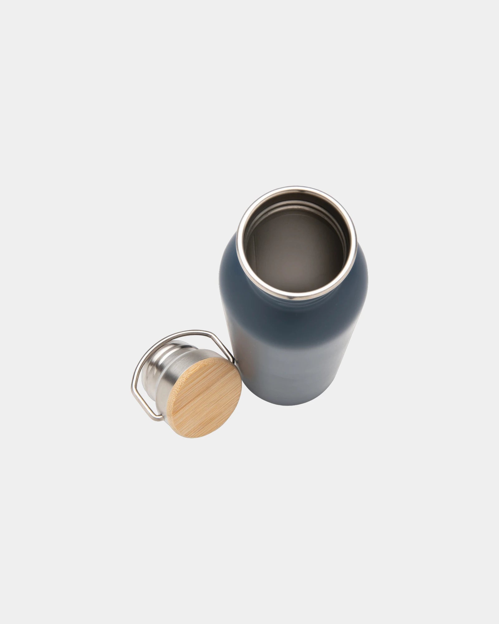 Borraccia acciaio inox coperchio bambù da personalizzare - 10