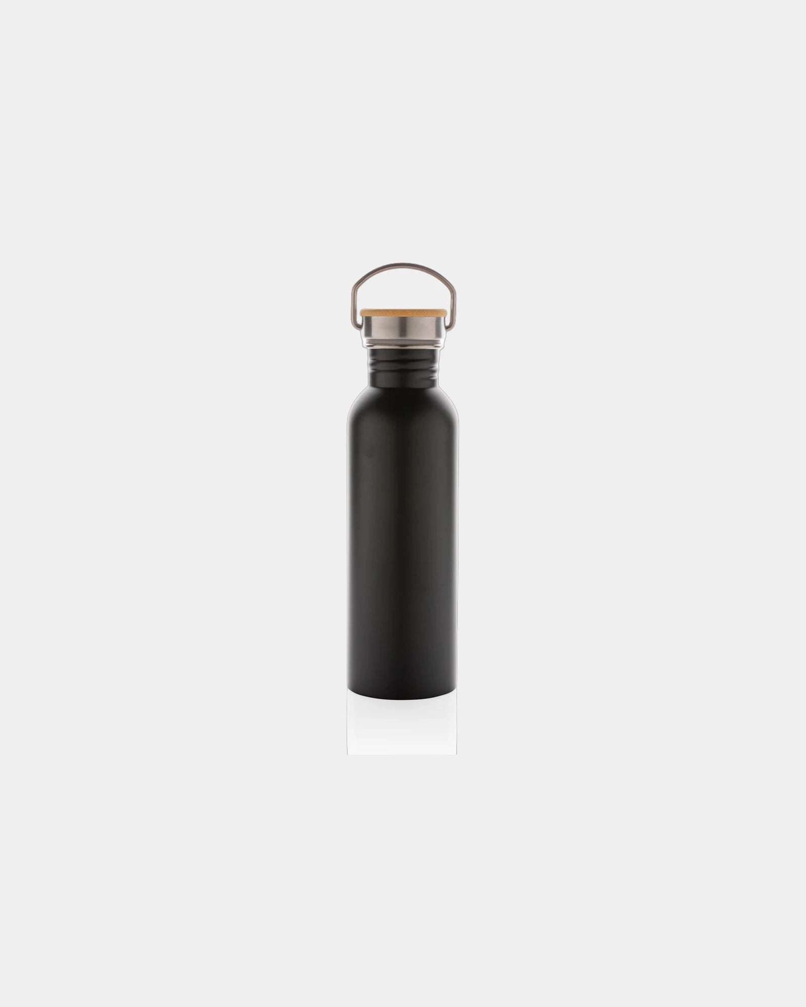 Borraccia acciaio inox coperchio bambù da personalizzare - 1