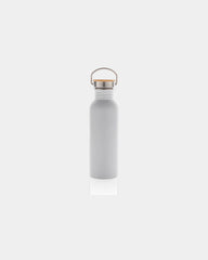 Borraccia acciaio inox coperchio bambù da personalizzare - 5