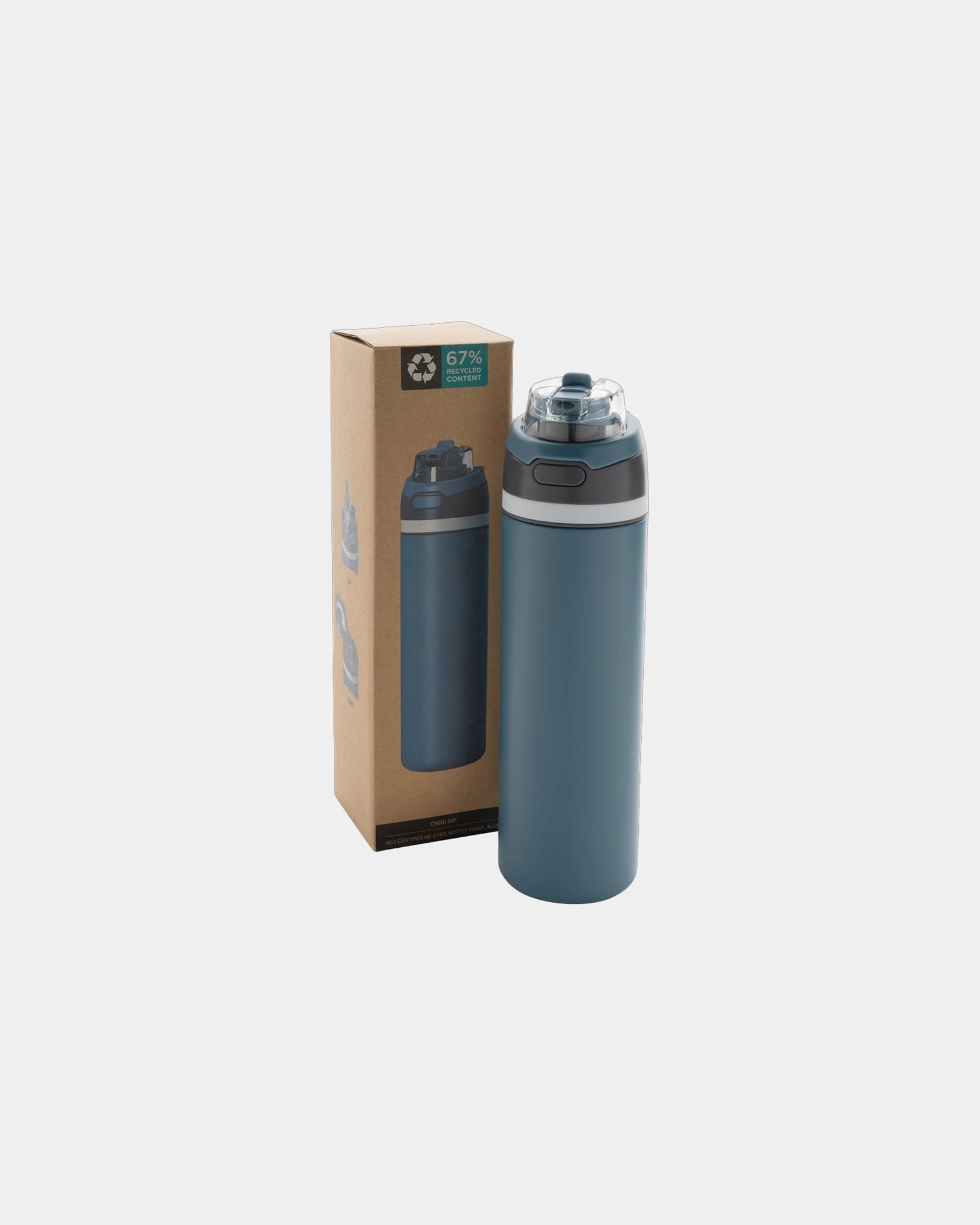 Borraccia impermeabile acciaio riciclato 720ml da personalizzare - 16
