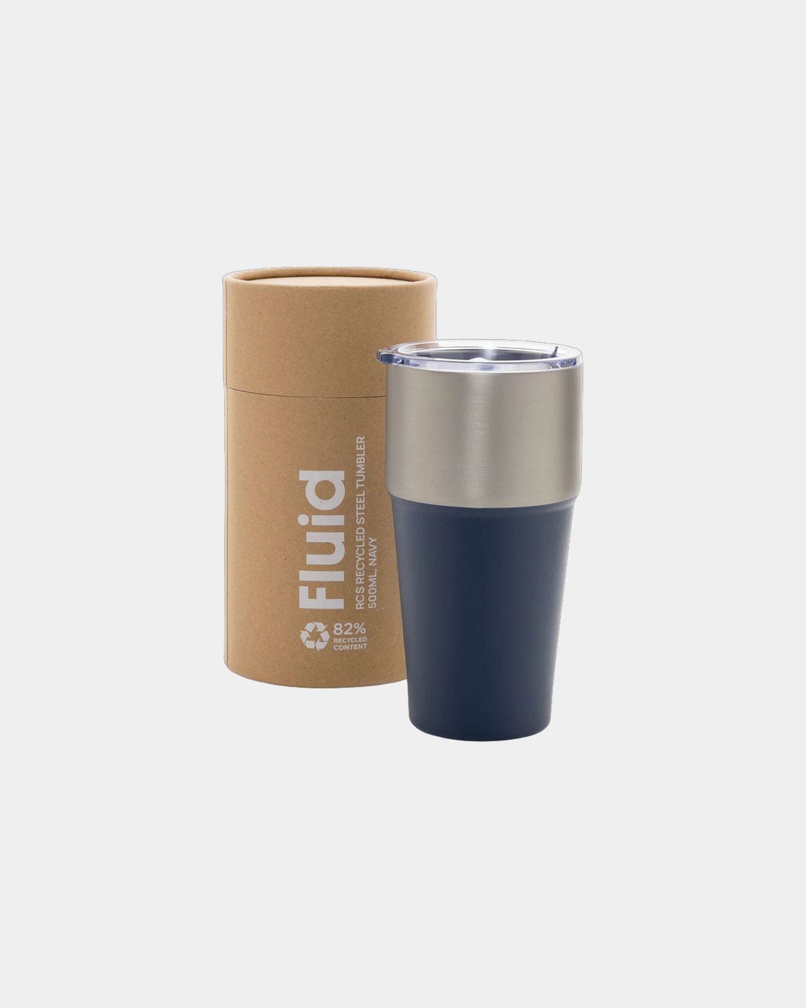 Mug acciaio riciclato RCS 500ml Fluid da personalizzare - 14