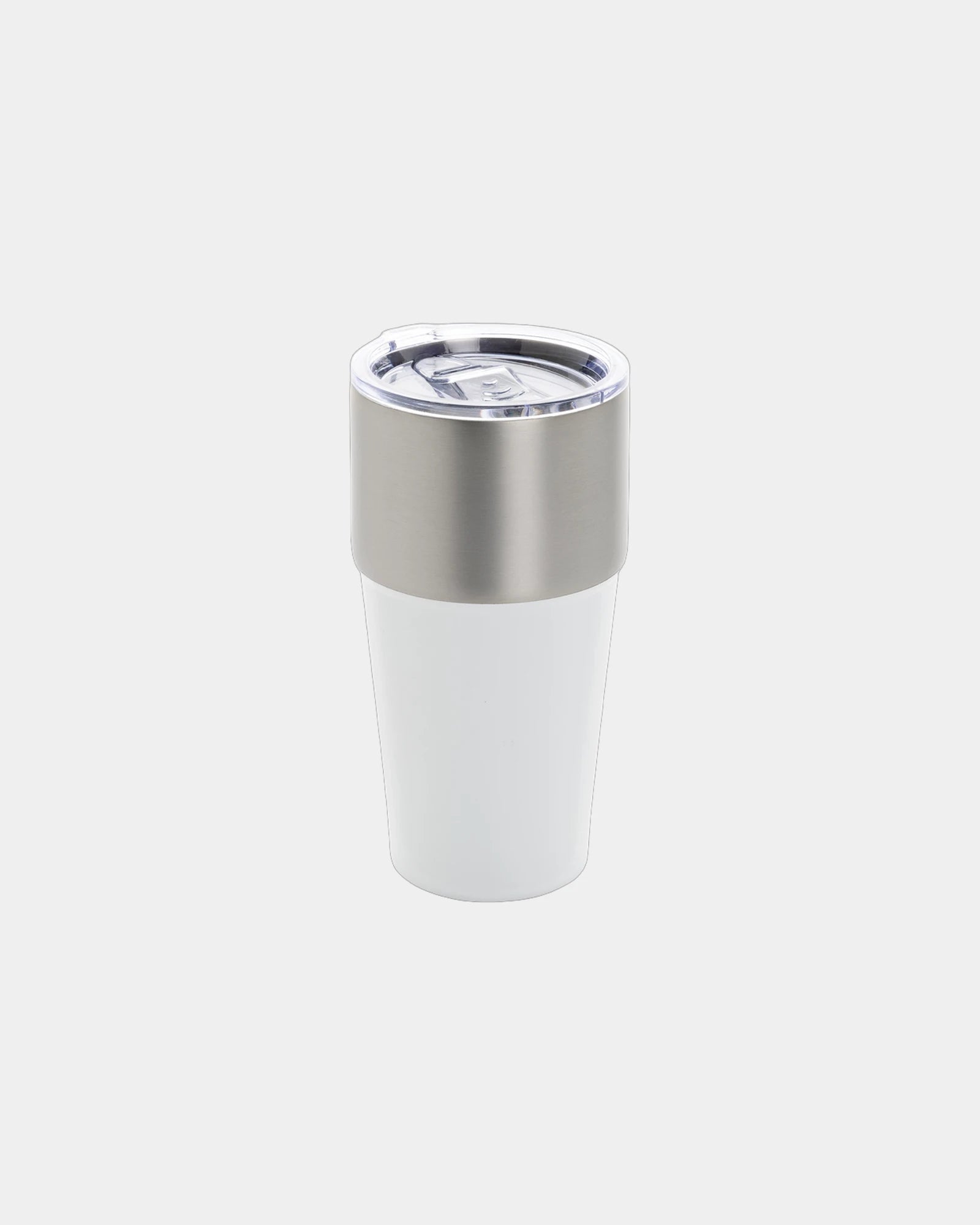 Mug acciaio riciclato RCS 500ml Fluid da personalizzare - Bianco