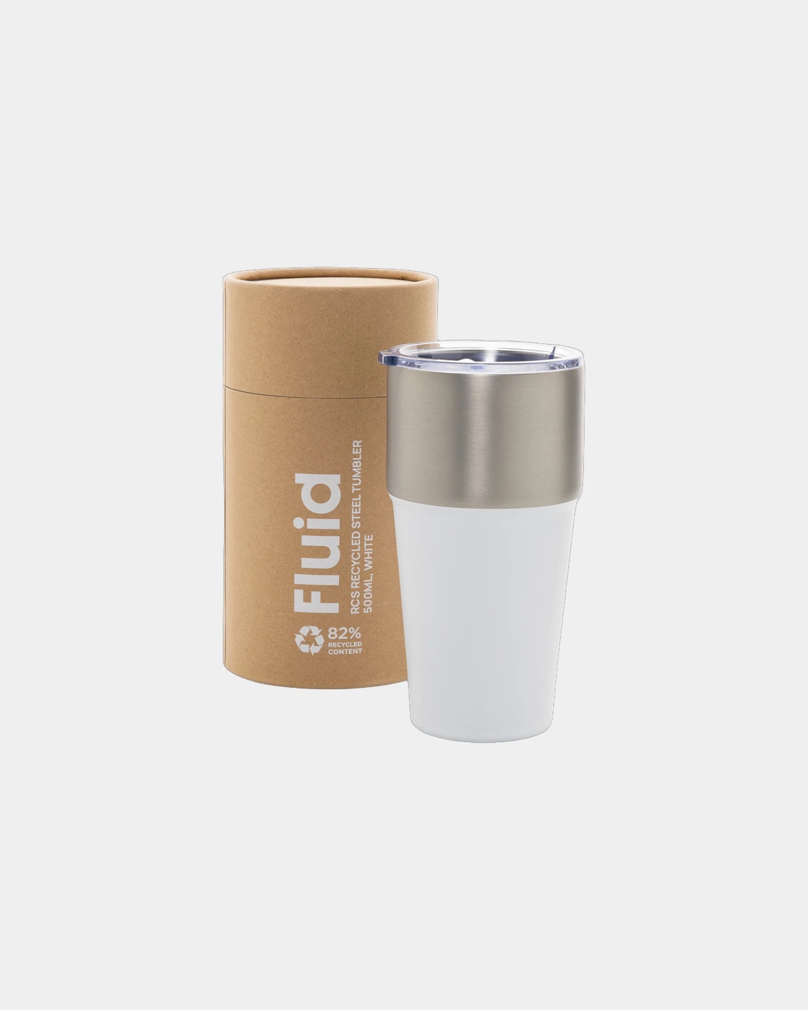 Mug acciaio riciclato RCS 500ml Fluid da personalizzare - 4