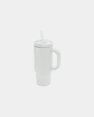 Mug termico acciaio riciclato 480ml da personalizzare - Bianco
