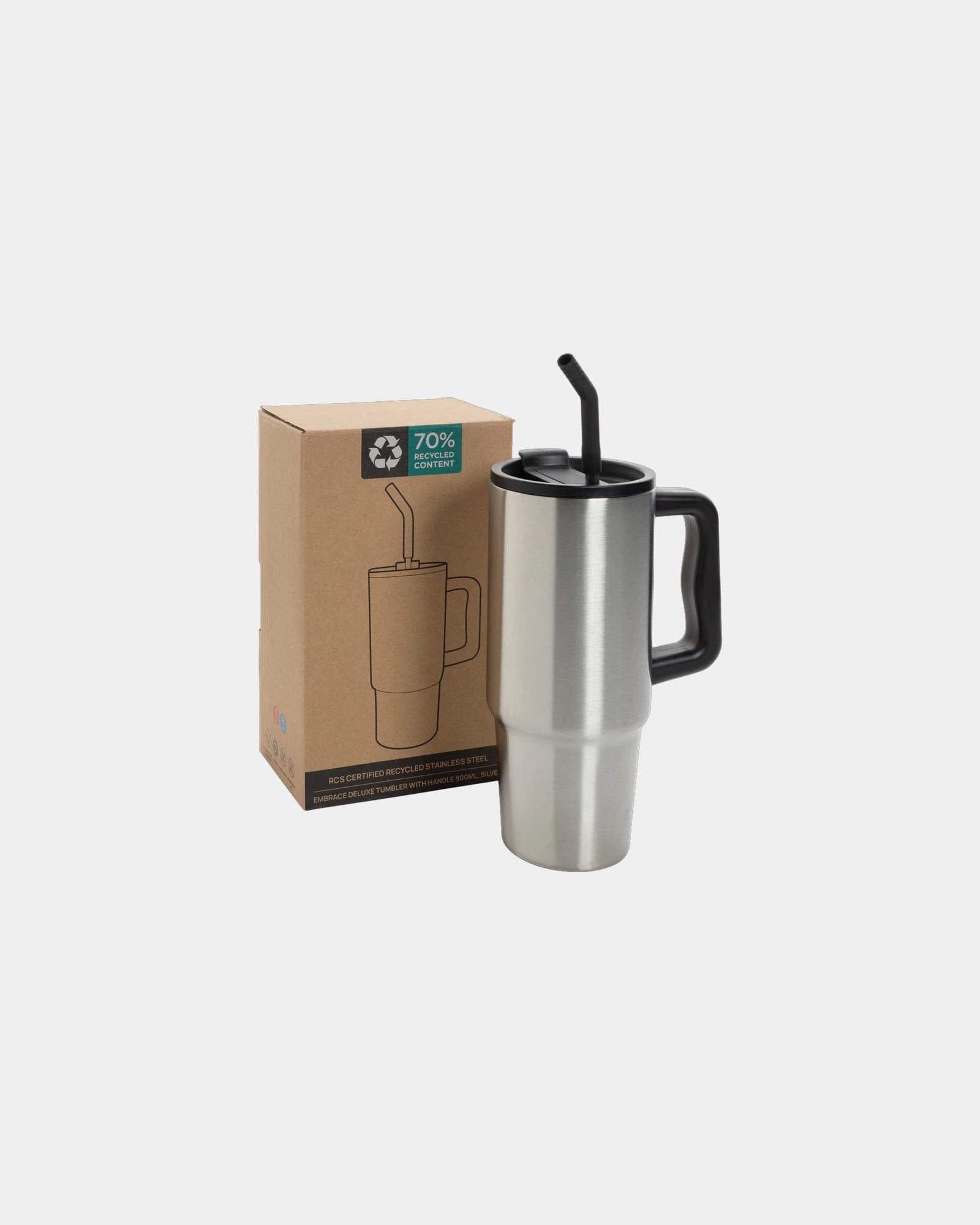 Mug termico acciaio riciclato 900ml da personalizzare - 9
