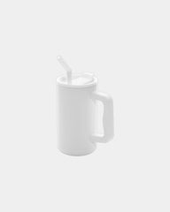 Mug termico acciaio riciclato 800ml da personalizzare - Bianco