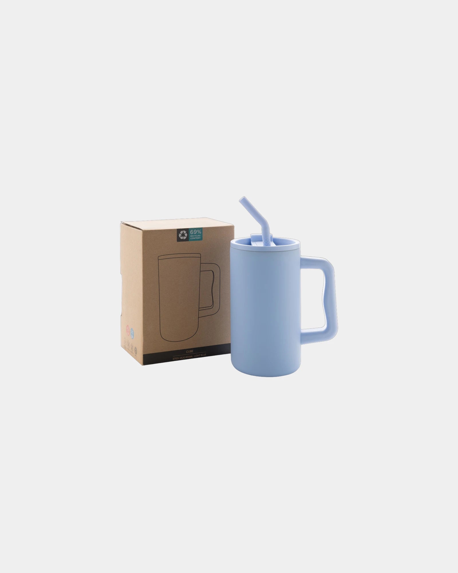 Mug termico acciaio riciclato 800ml da personalizzare - 18