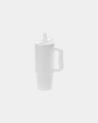 Mug termico acciaio riciclato 900ml da personalizzare - Bianco