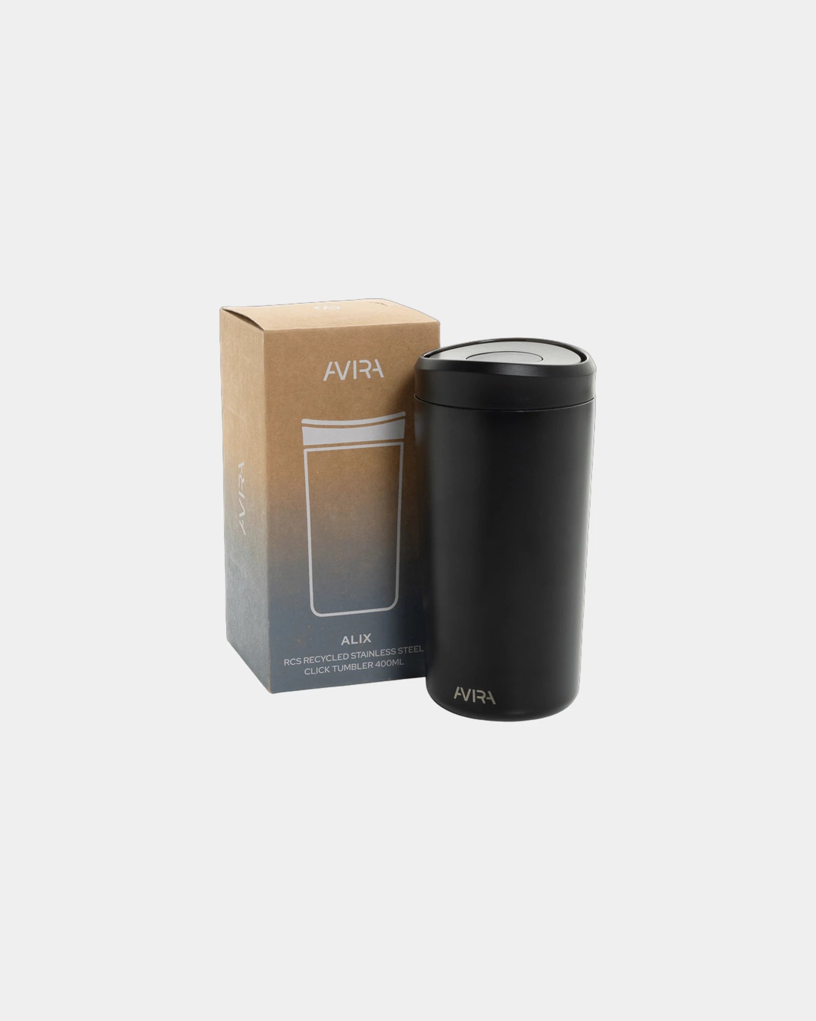 Mug acciaio riciclato 400ml Avira Alix da personalizzare - 1