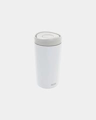 Mug acciaio riciclato 400ml Avira Alix da personalizzare - Bianco