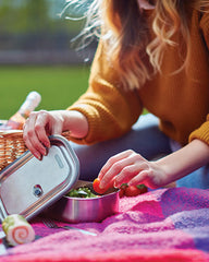 Lunch box acciaio inox 1L Black + Blum da personalizzare - 21