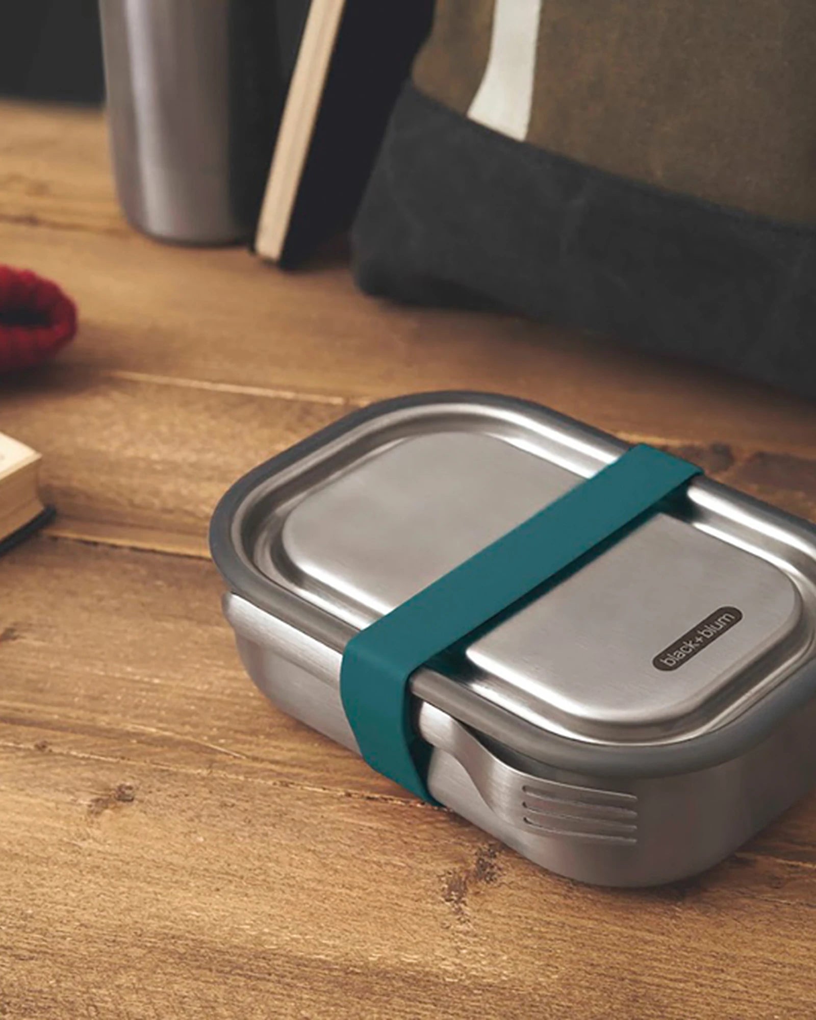 Lunch box acciaio inox 1L Black + Blum da personalizzare - 20
