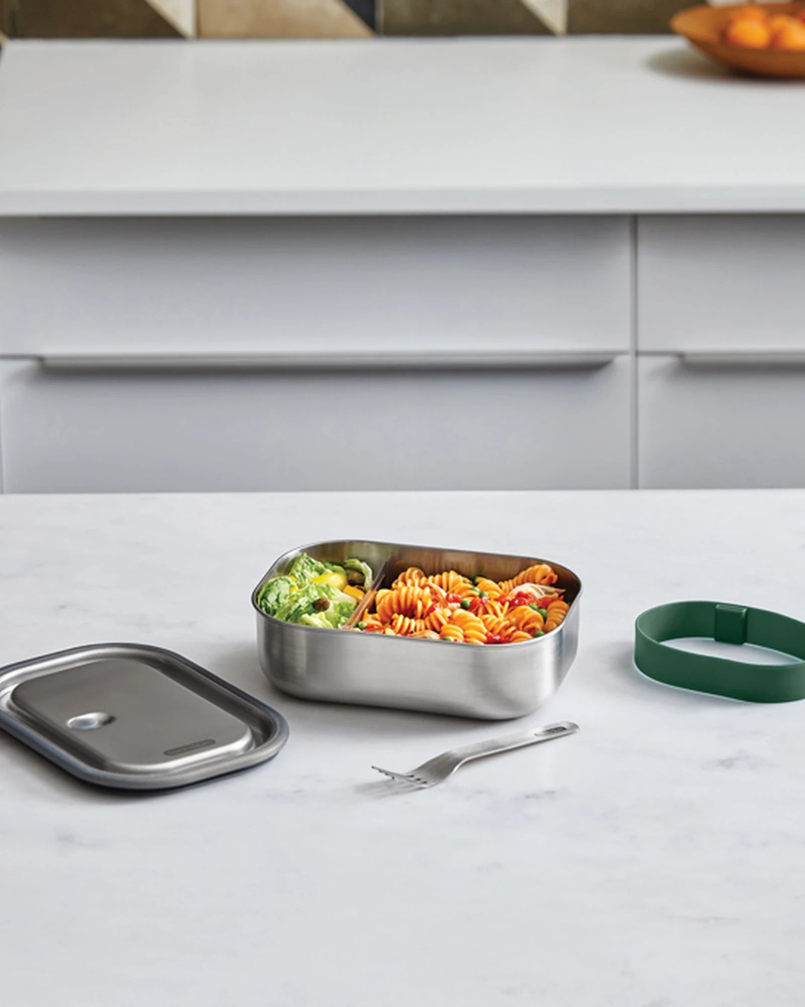 Lunch box acciaio inox 1L Black + Blum da personalizzare - 14