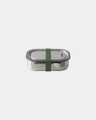 Lunch box acciaio inox 1L Black + Blum da personalizzare - Verde Oliva