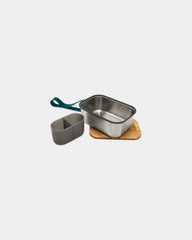 Porta pranzo acciaio inox 1,25L da personalizzare - 1