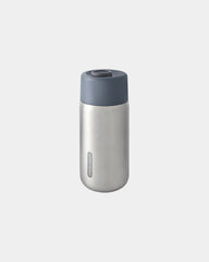 Tazza da viaggio acciaio 340ml da personalizzare - Grigio