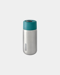Tazza da viaggio acciaio 340ml da personalizzare - Turchese