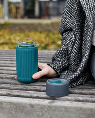 Tazza da viaggio vetro Black + Blum 340ml da personalizzare - 16