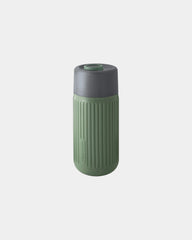 Tazza da viaggio vetro Black + Blum 340ml da personalizzare - Verde Oliva