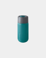 Tazza da viaggio vetro Black + Blum 340ml da personalizzare - Turchese