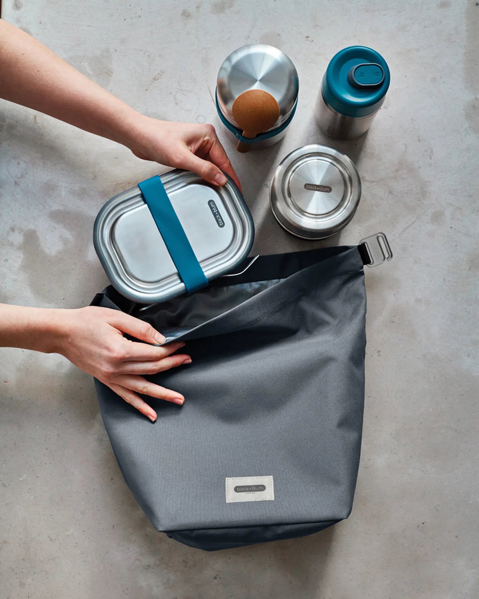 Borsa termica riciclata Black + Blum 6,7L da personalizzare - 18