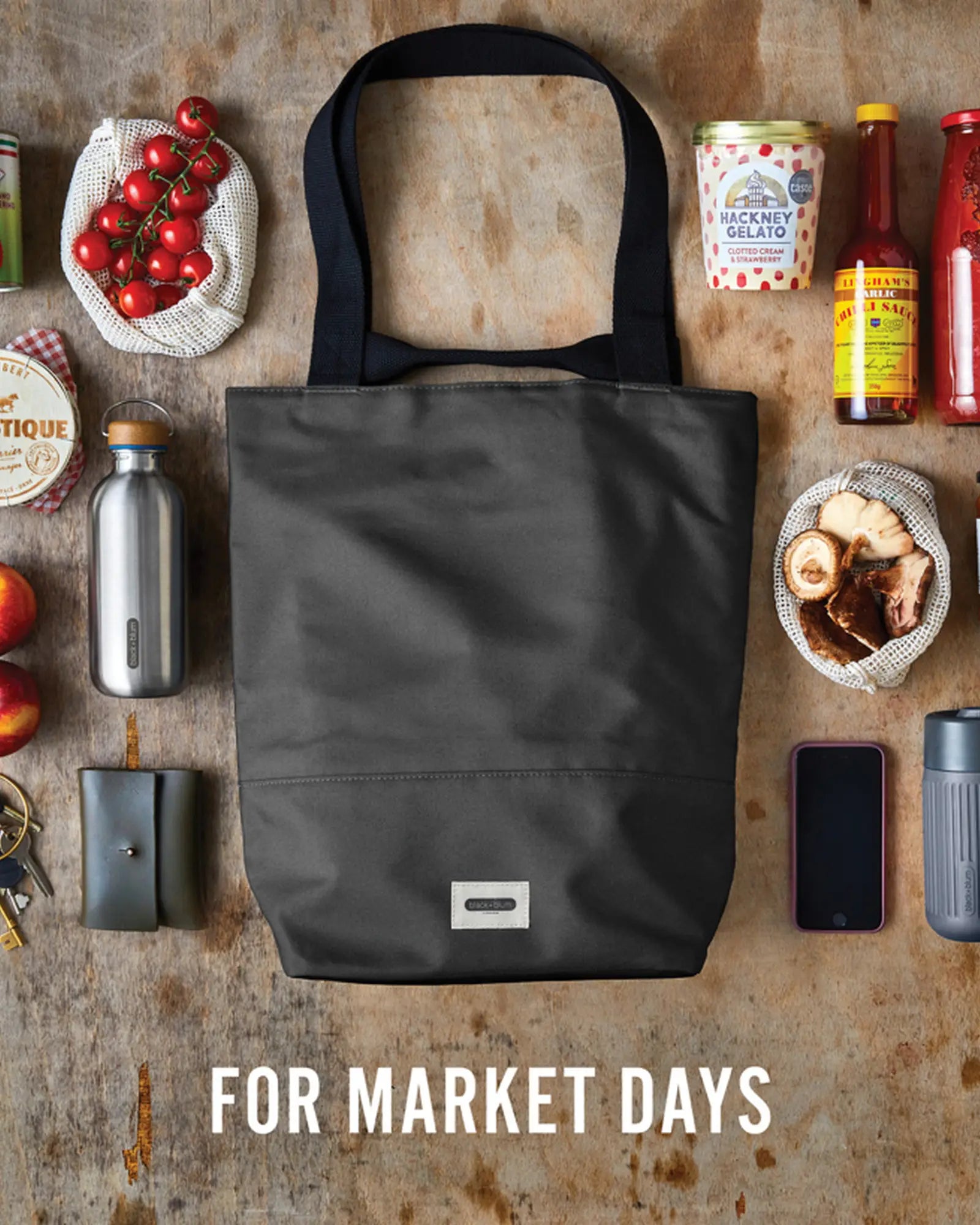 Borsa termica riciclata 16L Black + Blum da personalizzare - 8