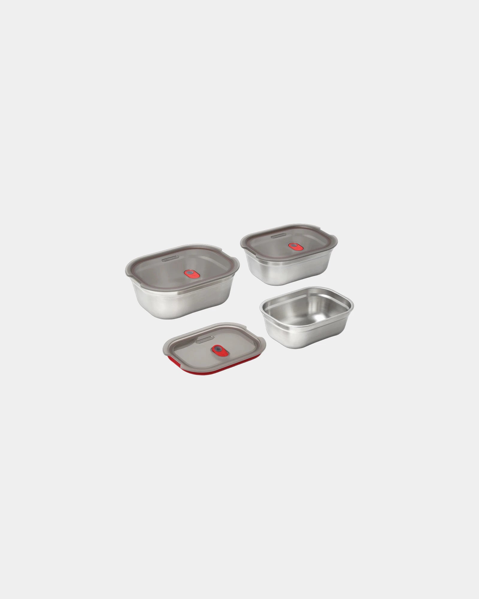 Set 3 lunch box acciaio Black + Blum da personalizzare - 3