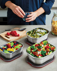 Set 3 lunch box acciaio Black + Blum da personalizzare - 9