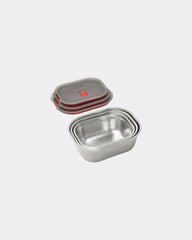 Set 3 lunch box acciaio Black + Blum da personalizzare - 2