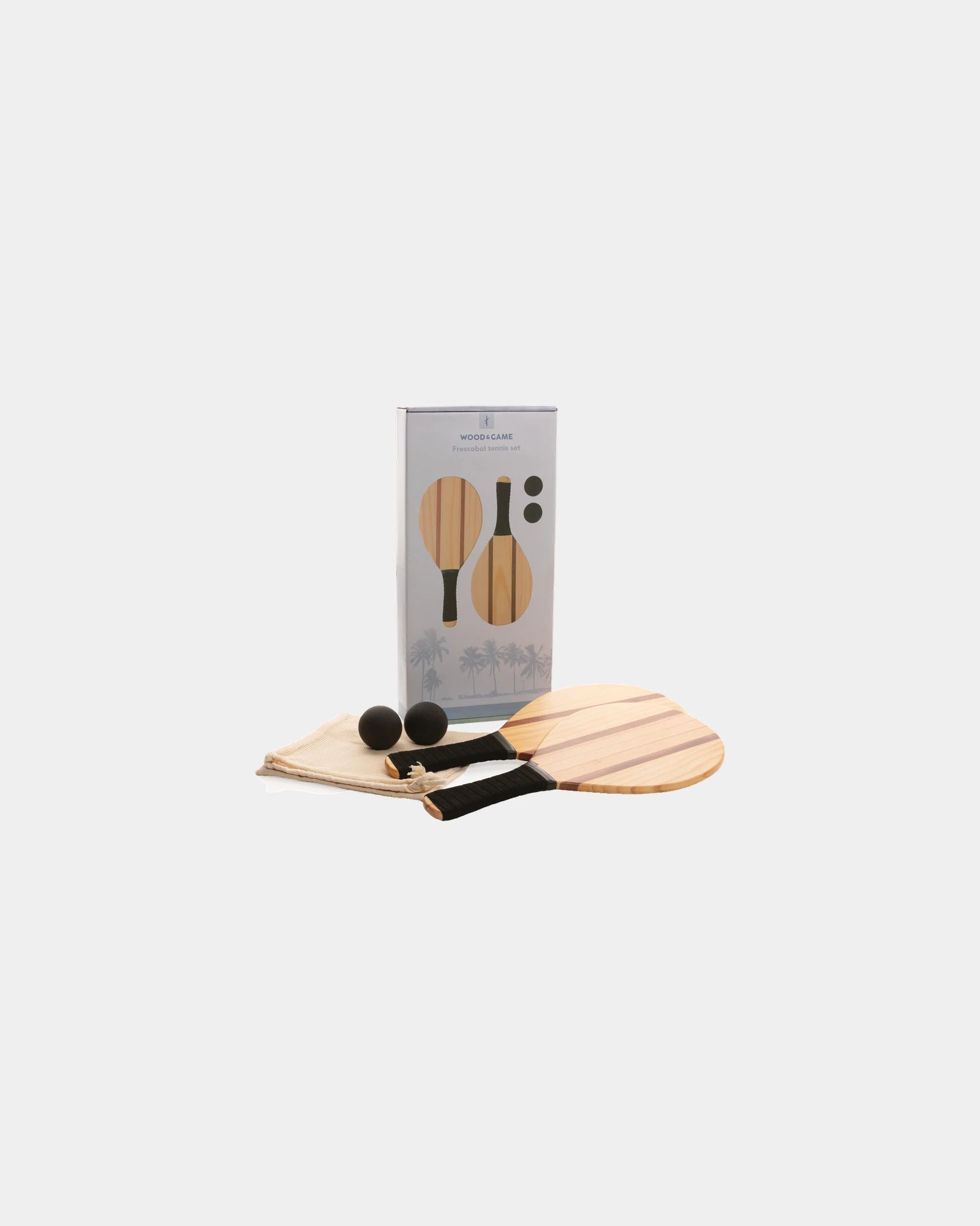 Set racchette frescobol in legno da personalizzare