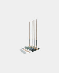 Gioco di croquet in legno per 4 giocatori da personalizzare - Marrone