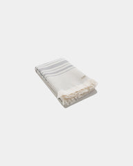 Asciugamano hammam cotone riciclato 100x180 personalizzato da personalizzare - Grigio