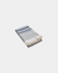 Asciugamano hammam cotone riciclato 100x180 personalizzato da personalizzare - Blu Navy