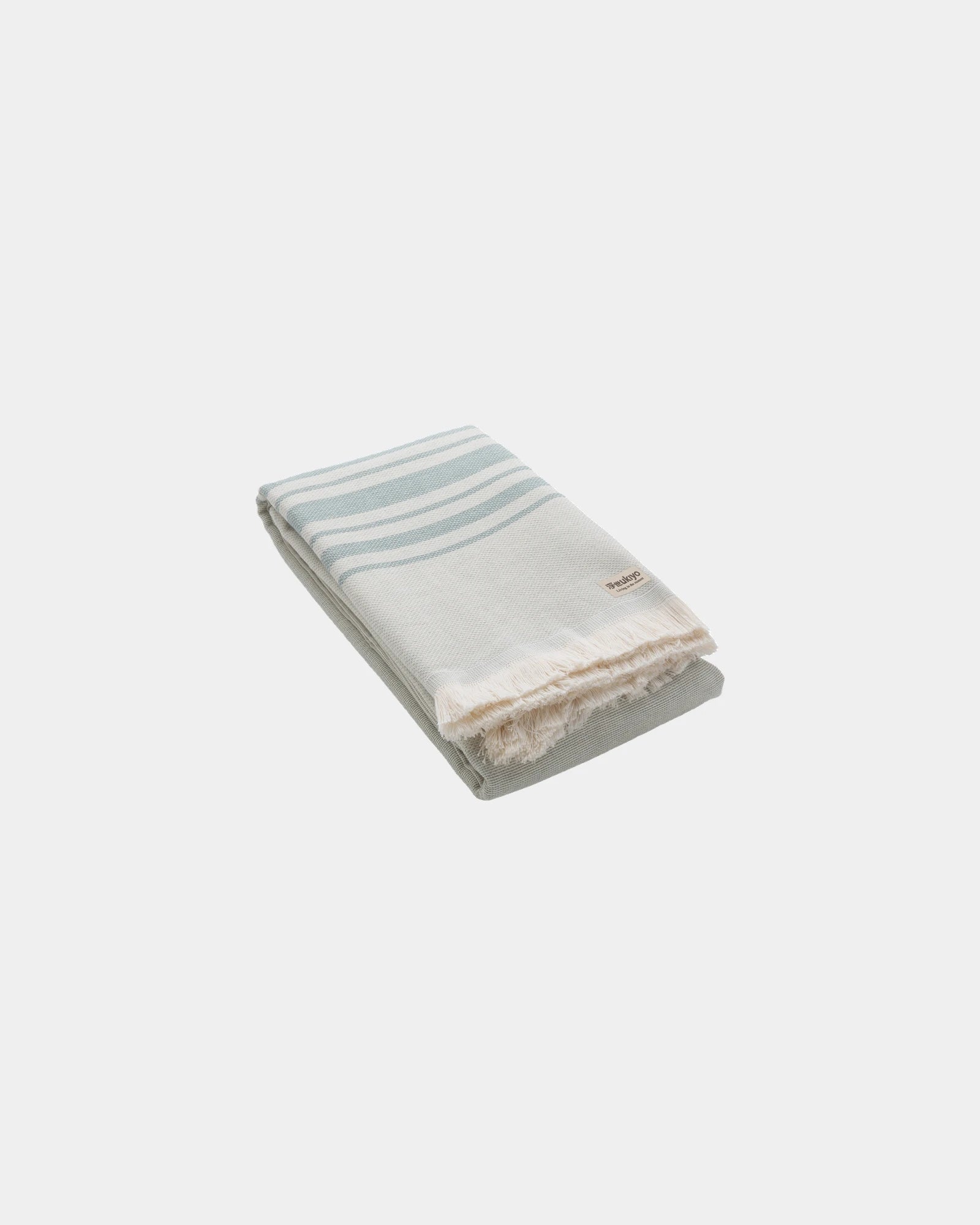 Asciugamano hammam cotone riciclato 100x180 personalizzato da personalizzare - Verde