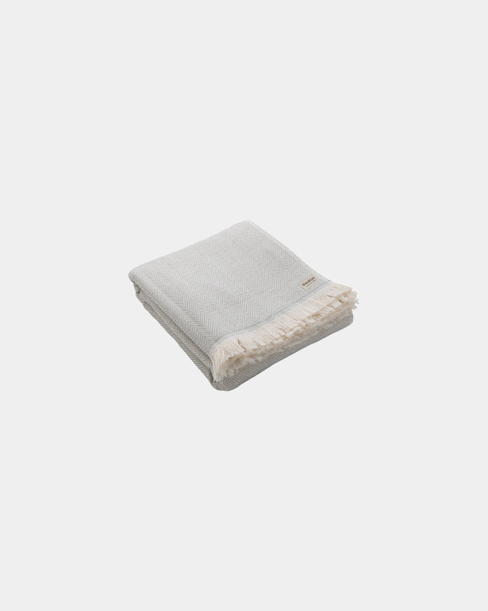 Telo multiuso cotone riciclato 100x180cm da personalizzare - Grigio
