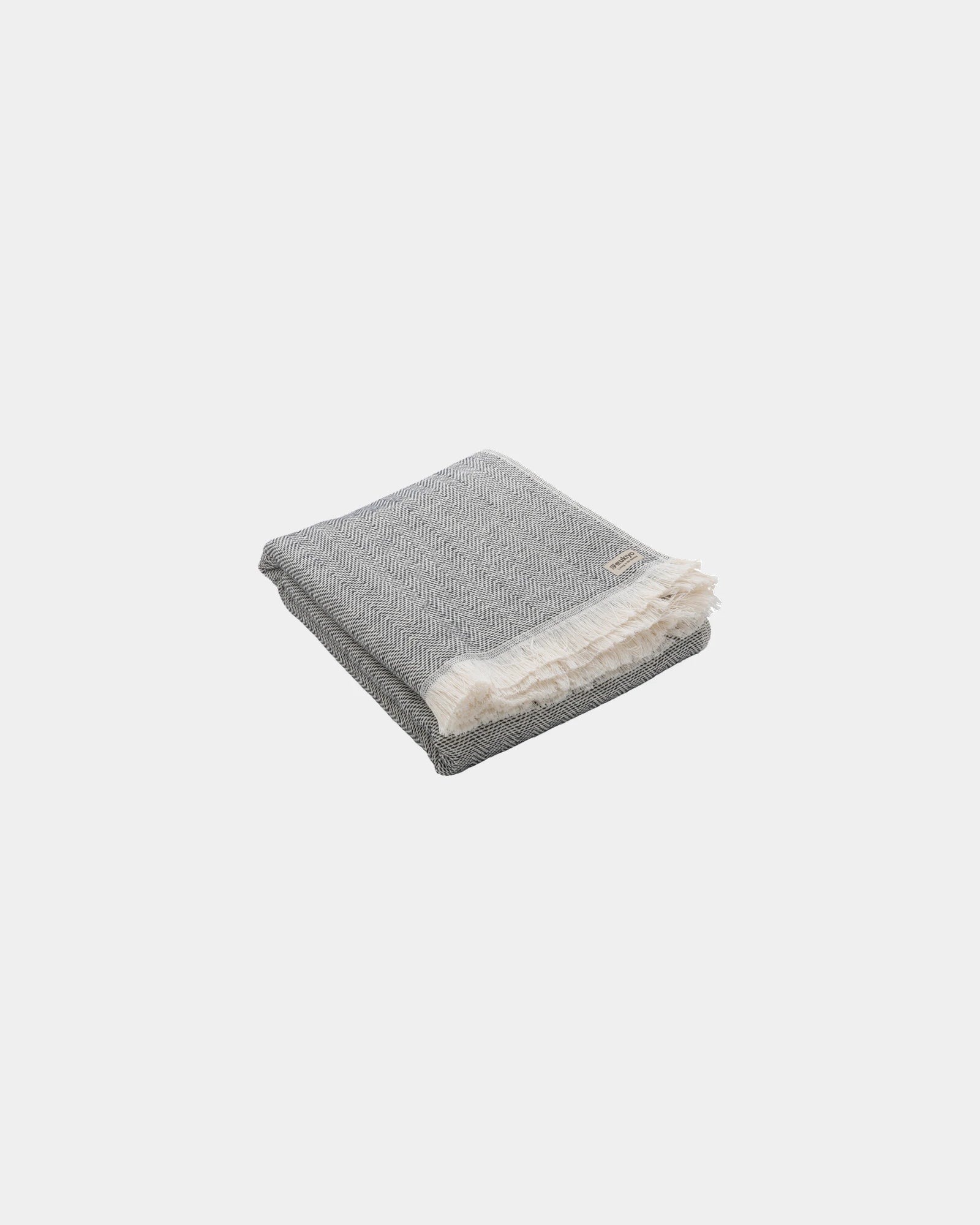 Telo multiuso cotone riciclato 100x180cm da personalizzare - Nero