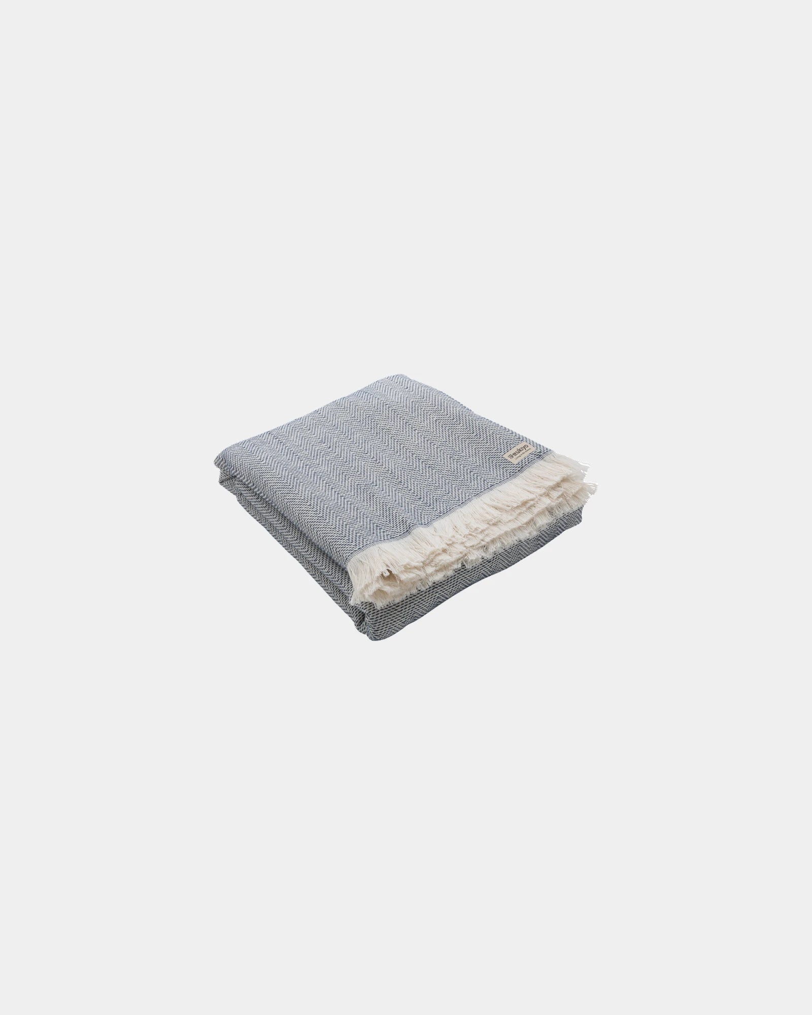 Telo multiuso cotone riciclato 100x180cm da personalizzare - Blu Navy