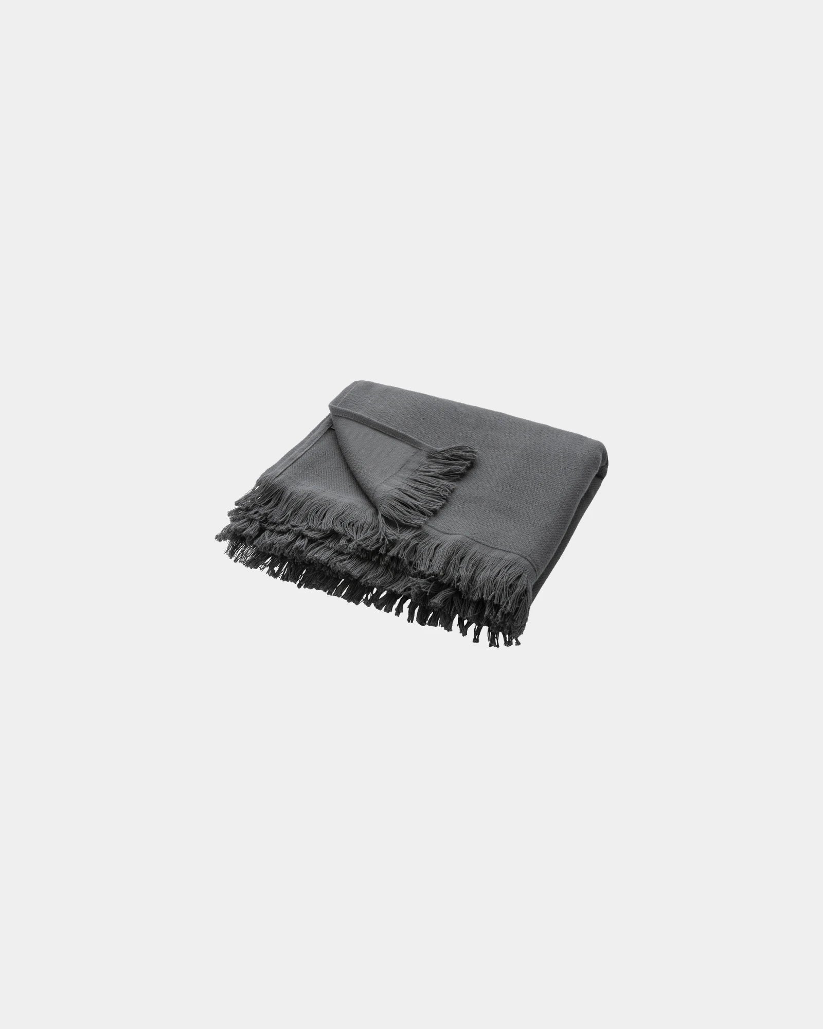 Asciugamano hammam cotone riciclato 100x180 personalizzato da personalizzare - Antracite
