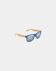 Occhiali da sole bambù FSC riciclato da personalizzare - Blu