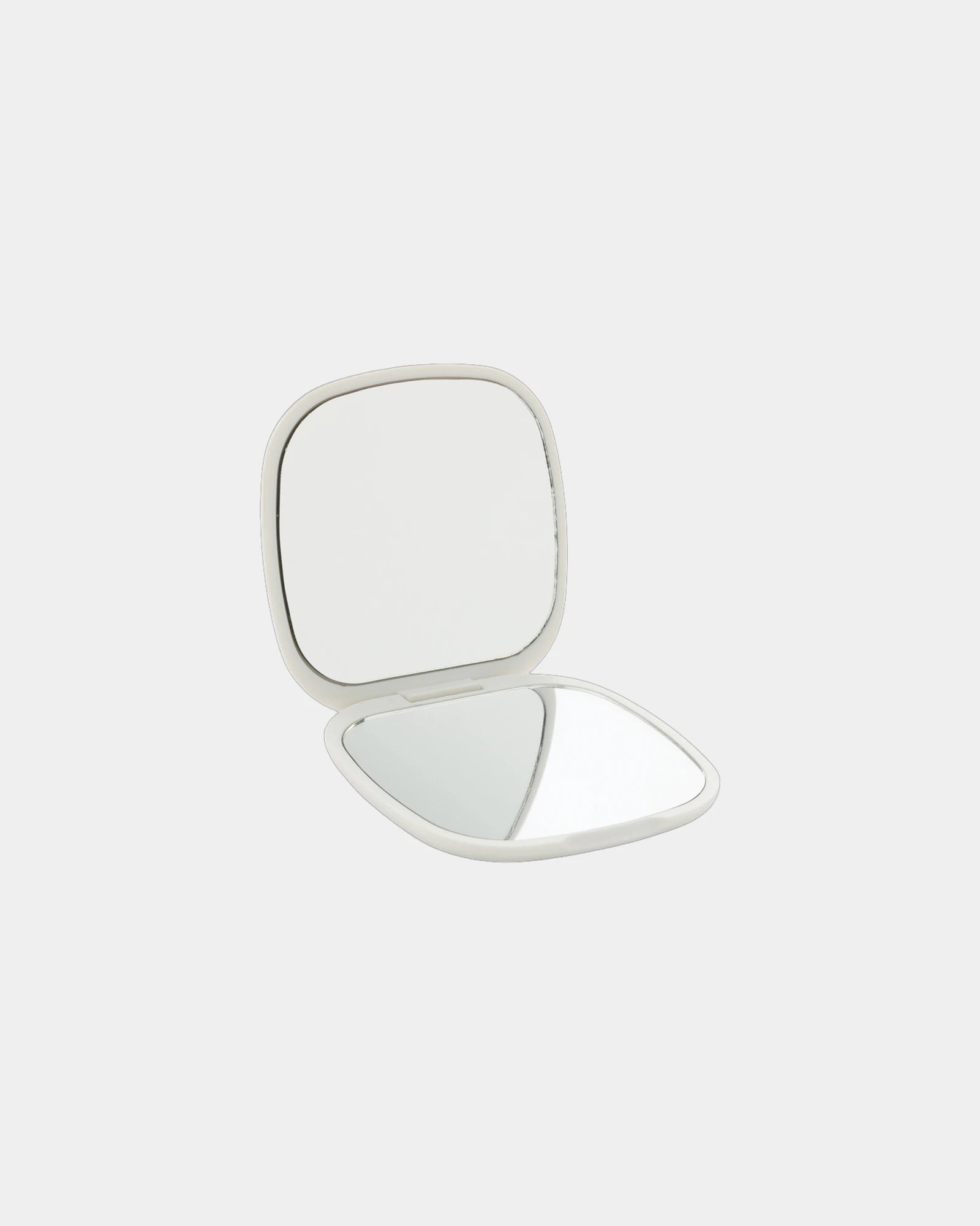 Specchietto tascabile plastica riciclata da personalizzare - Bianco