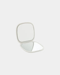 Specchietto tascabile plastica riciclata da personalizzare - Bianco