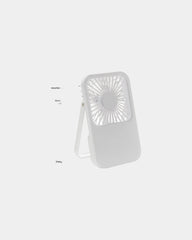 Ventilatore da tavolo plastica riciclata Aervina da personalizzare - 7