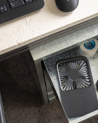 Ventilatore da tavolo plastica riciclata Aervina da personalizzare - 6