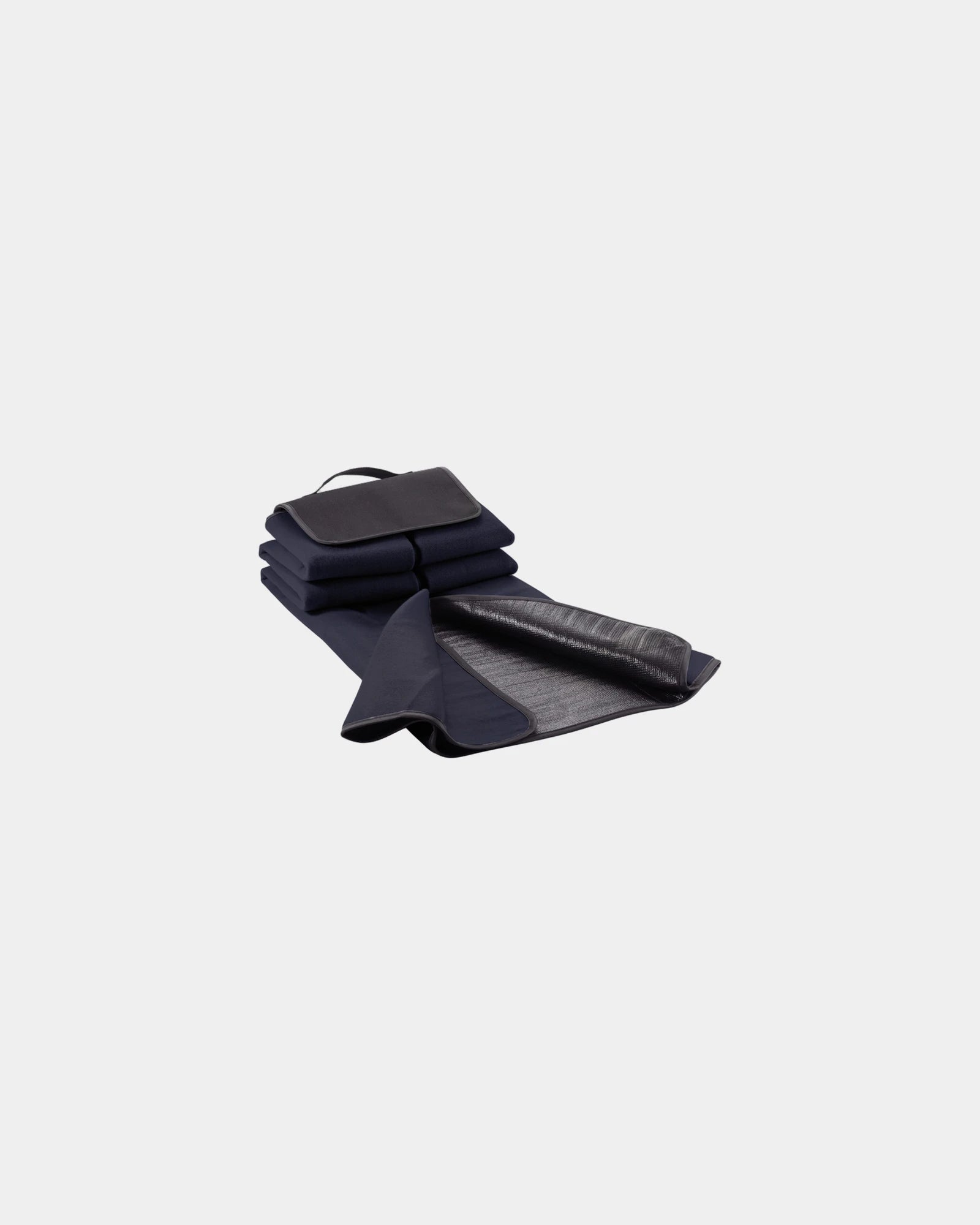 Coperta da picnic pile 130x145 cm da personalizzare - Blu Navy