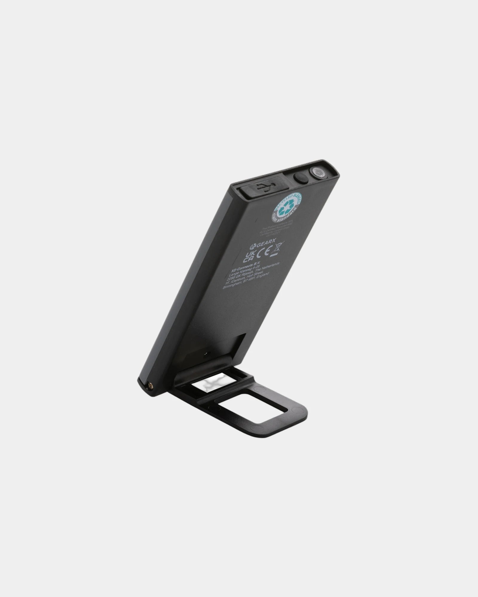 Torcia USB plastica riciclata 260lm da personalizzare - 3