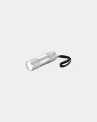 Torcia alluminio 9 LED Quattro da personalizzare - Argento
