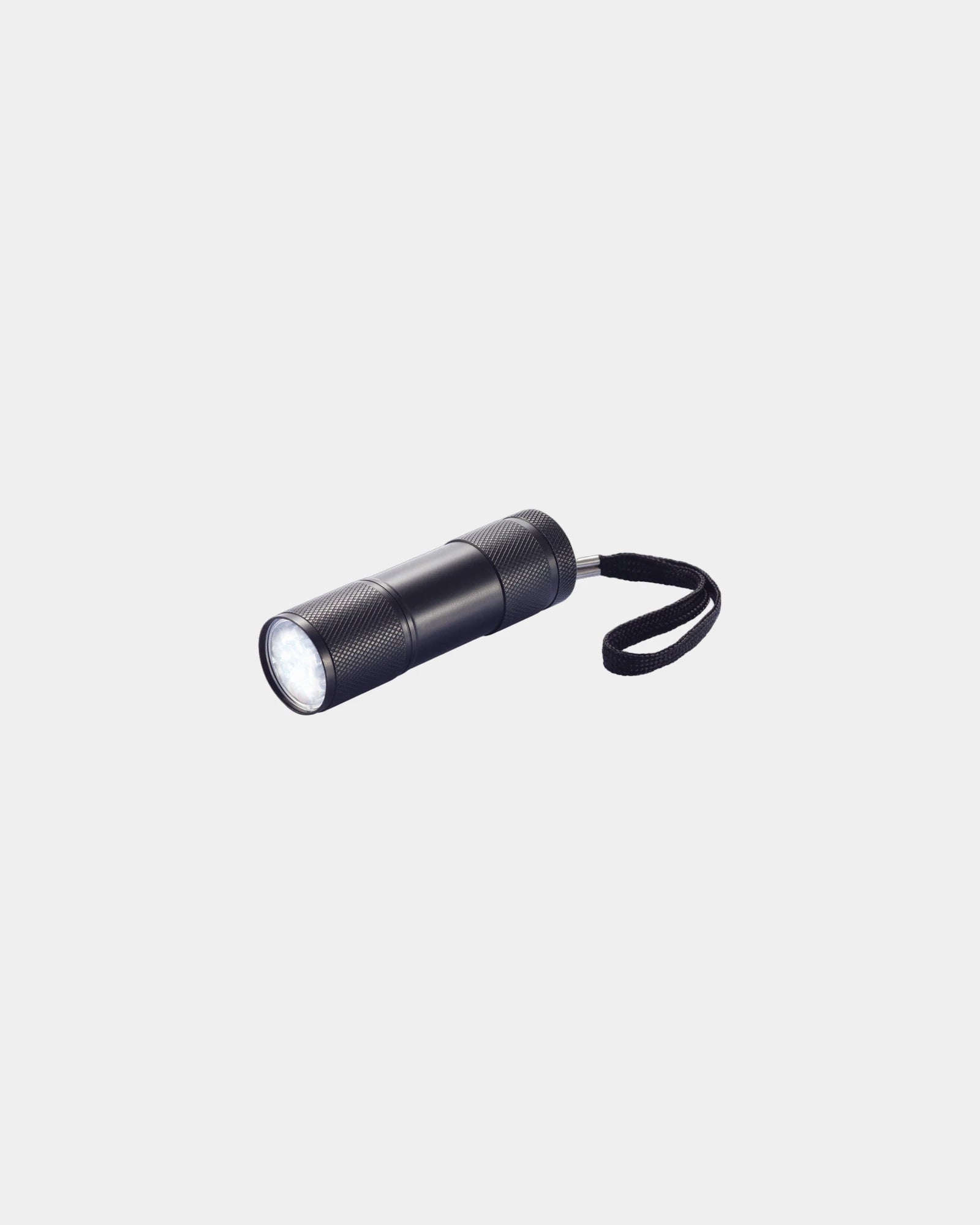 Torcia alluminio 9 LED Quattro da personalizzare - Nero