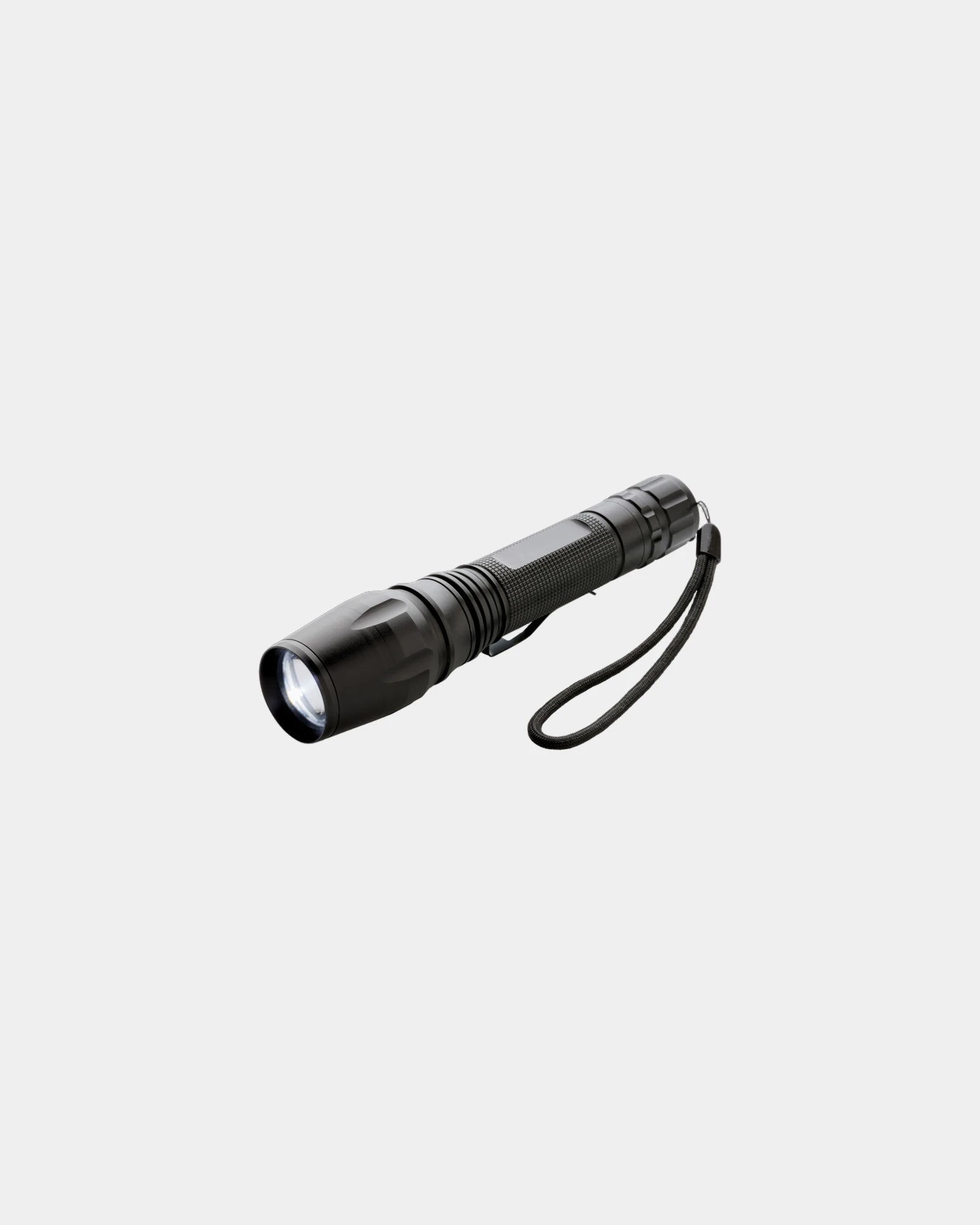 Torcia LED alluminio 250 lumen resistente da personalizzare - Nero