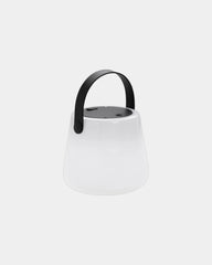 Lampada solare riciclata SolarGlow da personalizzare - Bianco